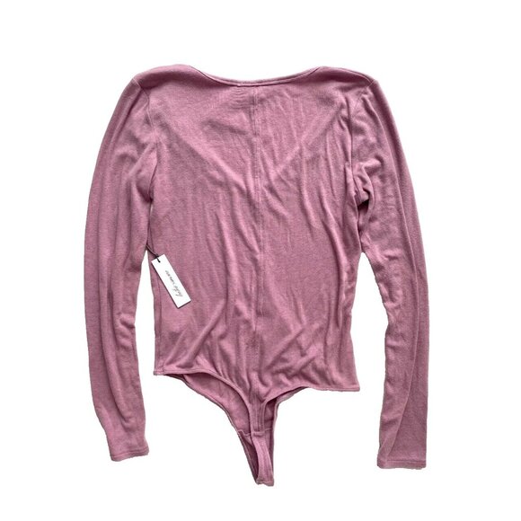 *** Betro Simone V-Neck Bodysuit Faded Purple ( M ) - Picture 3 of 3
